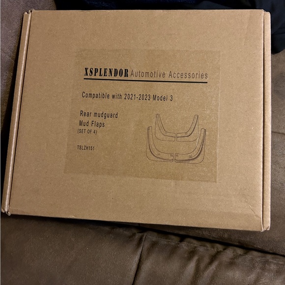 Tesla🚗Model 3 Mud Flaps Splash Guards Winter Sediment Protection Mudguards - Picture 3 of 8